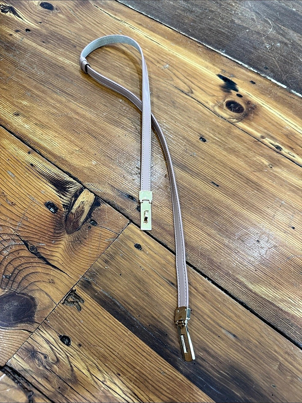 Halogen tan Leather Belt Size Medium